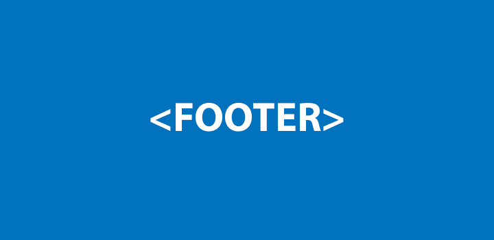 Footer design exemple