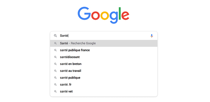 Top des recherches santé sur Google en France