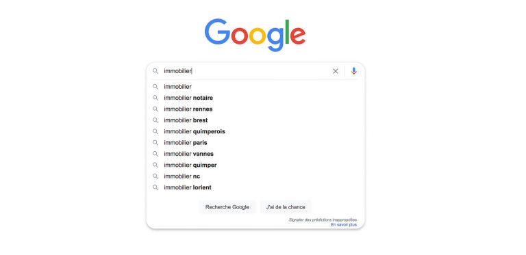 Top recherches immobilier google France