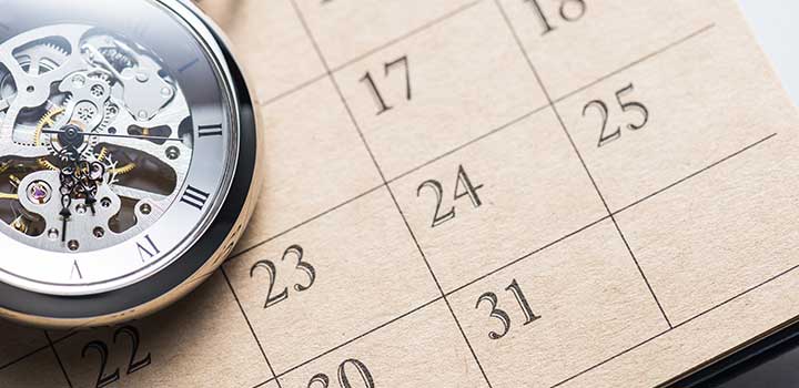 Calendrier Marketing de l’horlogerie 2021 (dates et évènements clés)