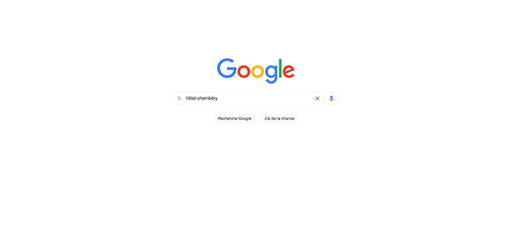 Tendances recherches hotellerie Google